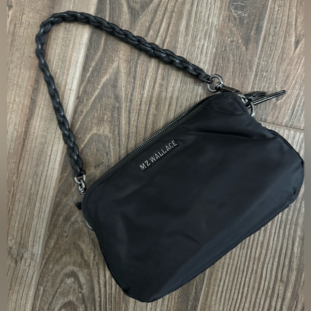 MZ Wallace Black Nylon Bowery Small Crossbody